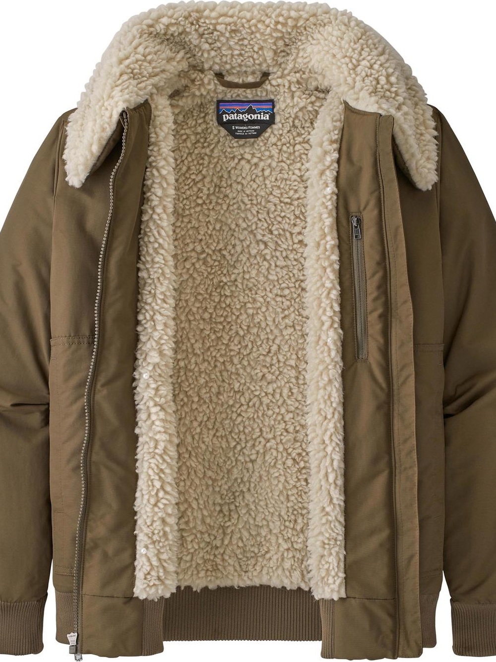 Patagonia Women’s Soaring Sherpa-Lined Flight Jacket